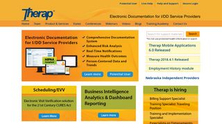 Therap Electronic Documentation for Intellectual and Developmental ...