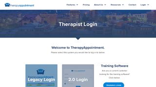 Therapist Login - TherapyAppointment