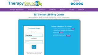 TSI Portal - Therapy Source