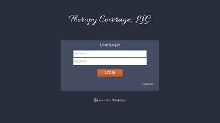 Therapy Coverage, LLC Login