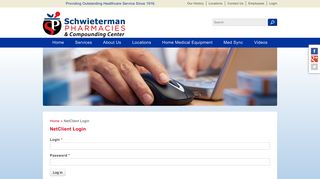 NetClient Login | Schwietermans Pharmacy