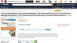 Amazon.com: Therascribe Essential 1.0 for Solo Practitioners: The ...