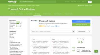 Therasoft Online Reviews - Ratings, Pros & Cons, Analysis and more ...