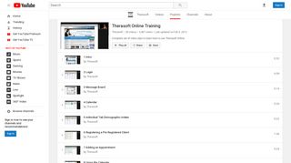 Therasoft Online Training - YouTube