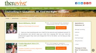 Counselling Saskatoon, SK: Caring and Competent. Find ... - Theravive