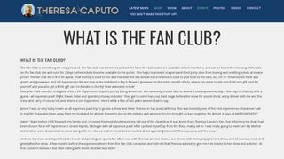 WHAT IS THE FAN CLUB? - An Evening with Theresa - Theresa Caputo