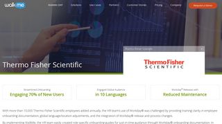 Thermo Fisher Scientific - WalkMe