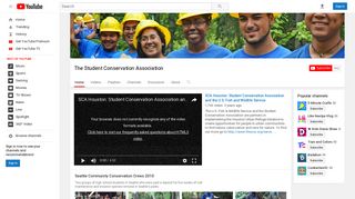 The Student Conservation Association - YouTube