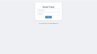 Smart Track: Login Page