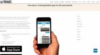 Free Apron Tracking Mobile App: SmartTrack