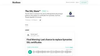 The SSL Store™ – Medium