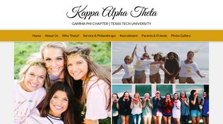 Kappa Alpha Theta at Texas Tech University: Home