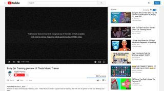 Easy Ear Training preview of Theta Music Trainer - YouTube