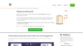 Theta Music launches new online ear training games | Musical U