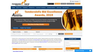 Government Tenders Information Online, Public Tenders, International ...
