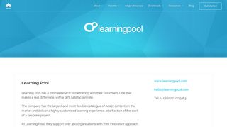Learning Pool - Adapt Learning