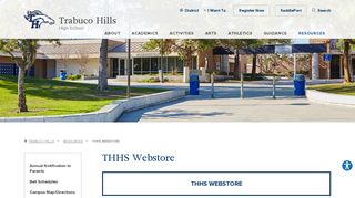 THHS Webstore - Saddleback Valley Unified School District