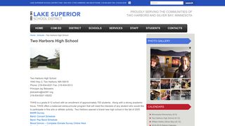 Two Harbors High School | Lake Superior School District #381