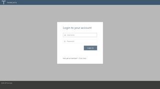 ThinCats | Login Page