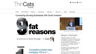 ThinCats Australia: Connecting growing businesses with smart investors
