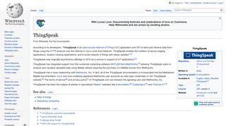 ThingSpeak - Wikipedia