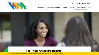 Apply for the Think Ahead programme