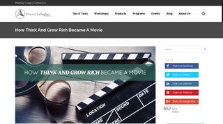 How Think And Grow Rich Became A Movie - Proctor Gallagher Institute
