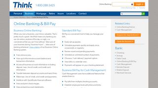 Online Banking & Bill Pay - Business - Think Mutual Bank