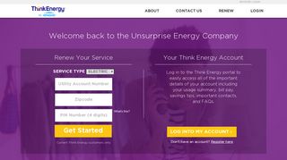 Think Energy - Renew your Electricity Service