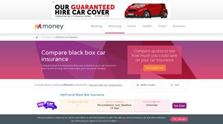 Top 10 Black Box Insurance - Compare the Best Cover | money.co.uk