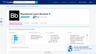 Blackboard Learn Reviews & Ratings | TrustRadius