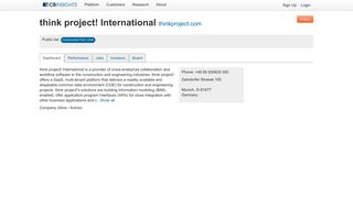 think project! International - CB Insights