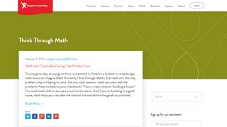 Think Through Math - | ImagineLearning