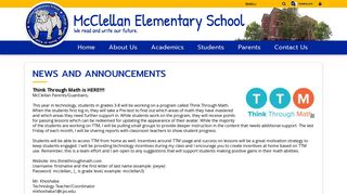 Think Through Math is HERE!!!! - News and Announcements ...
