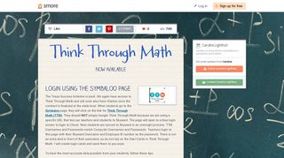 Think Through Math | Smore Newsletters for Education