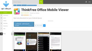 ThinkFree Office Mobile Viewer 5.0.121217 for Android - Download