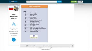 Table of Contents Pages Teacher Log In - ppt download - SlidePlayer