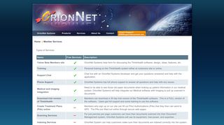 OrionNet Profile | login page - OrionNet Systems LLC.