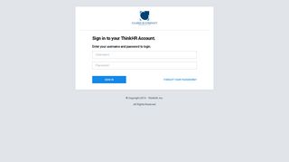 Enter your username and password to login. - Login - ThinkHR, Inc.