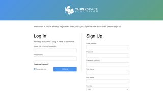 ThinkSpaceEducation.com | Login