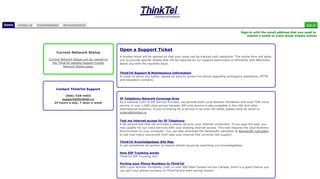 ThinkTel Technical Support