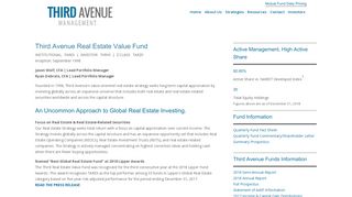 Real Estate - Third Avenue Management