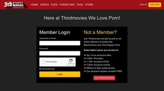 Login to 3rd Degree Films - Thirdmovies is waiting for you.
