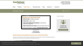 Broker Portal - Touchstone underwriting