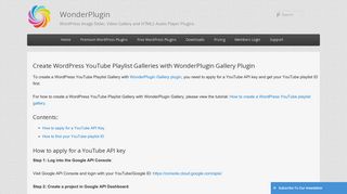 How to apply for a YouTube API Key and how to find your YouTube ...