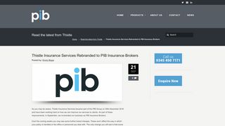 Thistle Insurance Services Rebranded to PIB Insurance Brokers ...