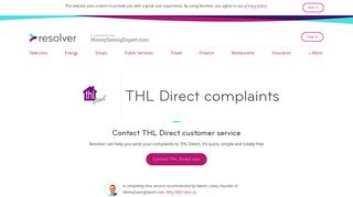THL Direct Complaints Email & Phone | Resolver