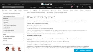 How can I track my order? – Thomann UK