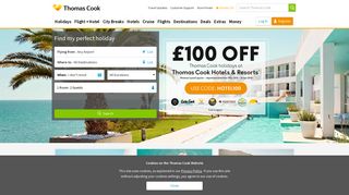 Thomas Cook | Package Holidays, City Breaks, Hotels and Flights