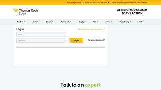 Manage my booking - Thomas Cook Sport